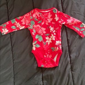 12-18mon. Girl long sleeve bodysuit